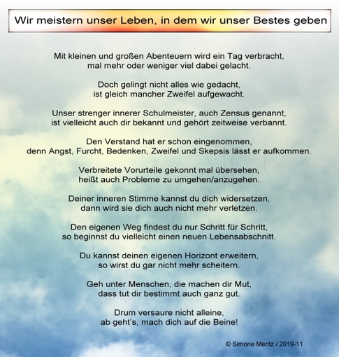 Wir meistern unser Leben